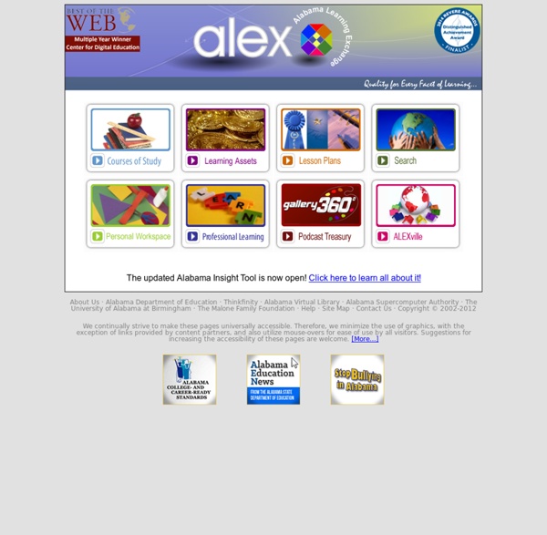 ALEX - Alabama Learning Exchange