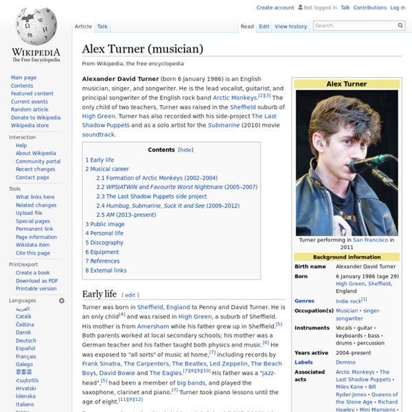 Alex Turner (musician)