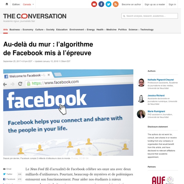 Au-delà du mur : l’algorithme de Facebook mis à l’épreuve