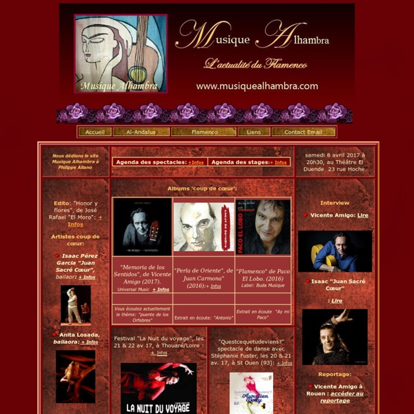 Musique Alhambra, l'Actualité du Flamenco