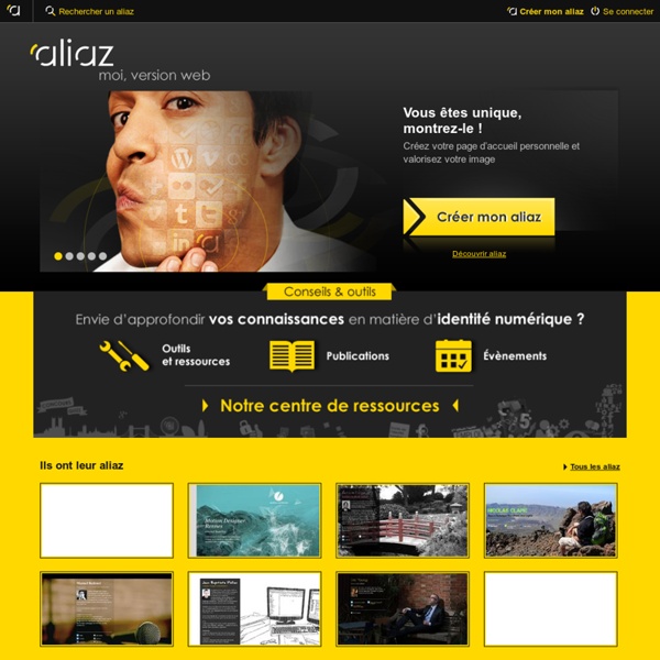 Aliaz - moi, version Web