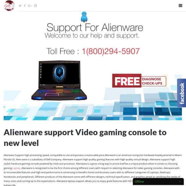 [1-800-294-5907] Alienware Support Number [Laptop]