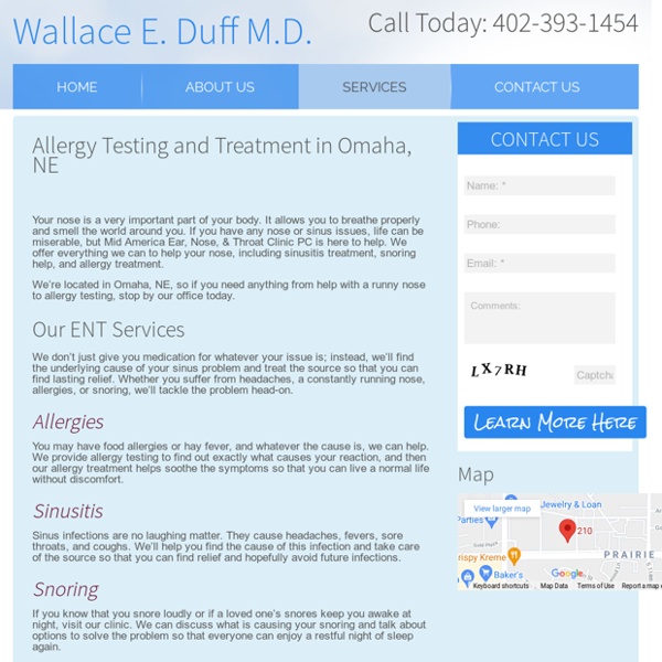 Allergy Treatment in Omaha, NE