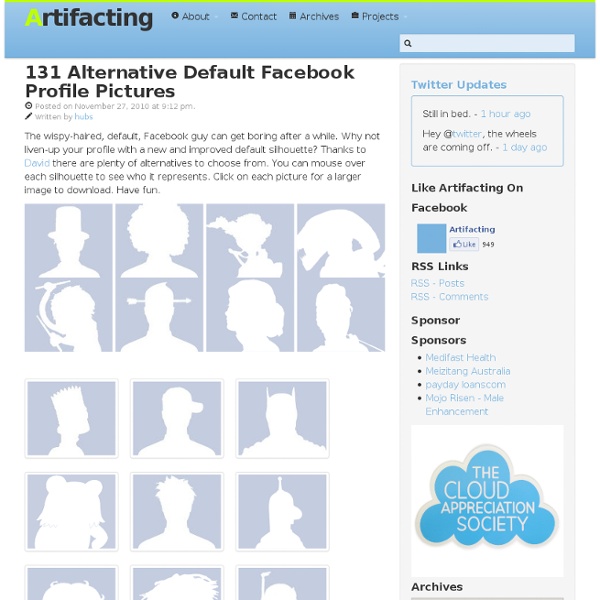 131 Alternative Default Facebook Profile Pictures