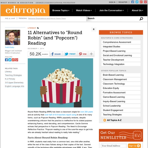 11 Alternatives to "Round Robin" (and "Popcorn") Reading