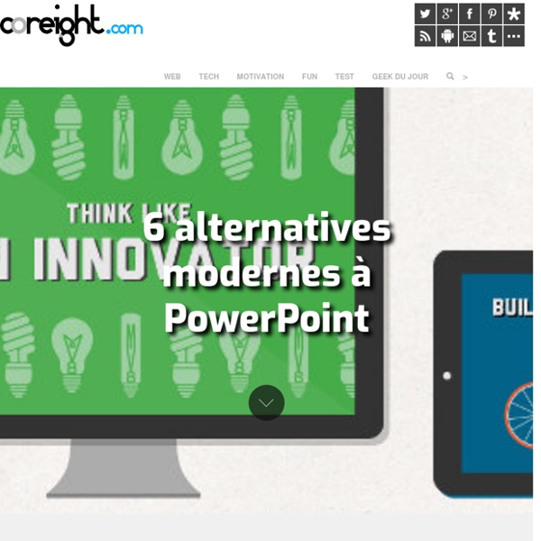 6 alternatives modernes à PowerPoint