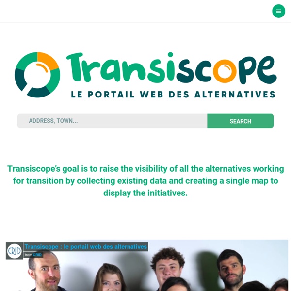 Le portail web des Alternatives - TRANSISCOPE