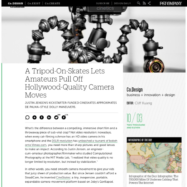 A Tripod-On-Skates Lets Amateurs Pull Off Hollywood-Quality Camera Moves