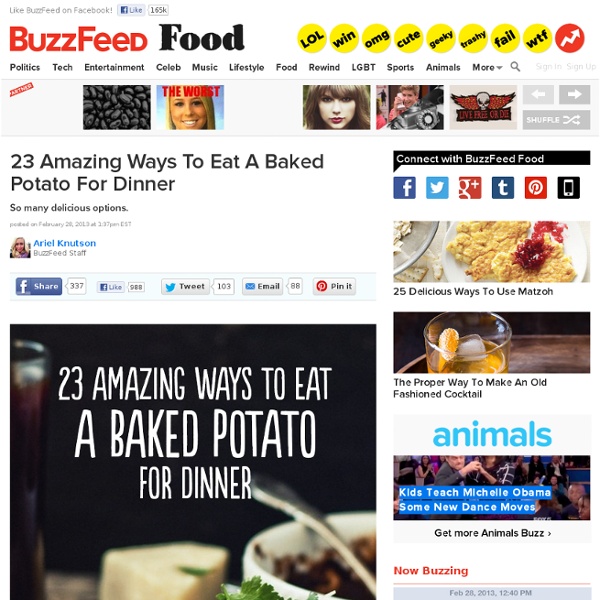 23 Amazing Ways To Eat A Baked Potato For Dinner