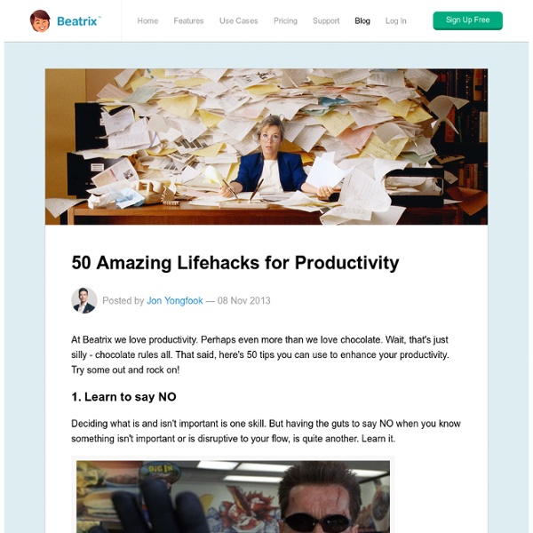 50 Amazing Lifehacks for Productivity