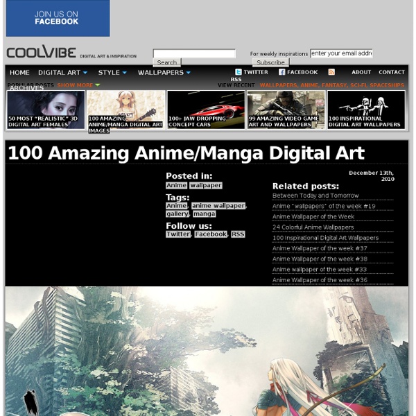 100 Amazing Anime/Manga Digital Art - Anime, wallpaper