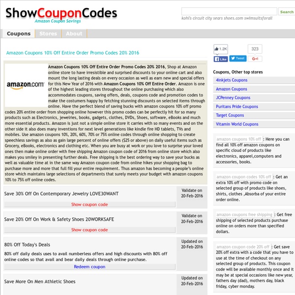 Promotional Codes For Amazon Orders