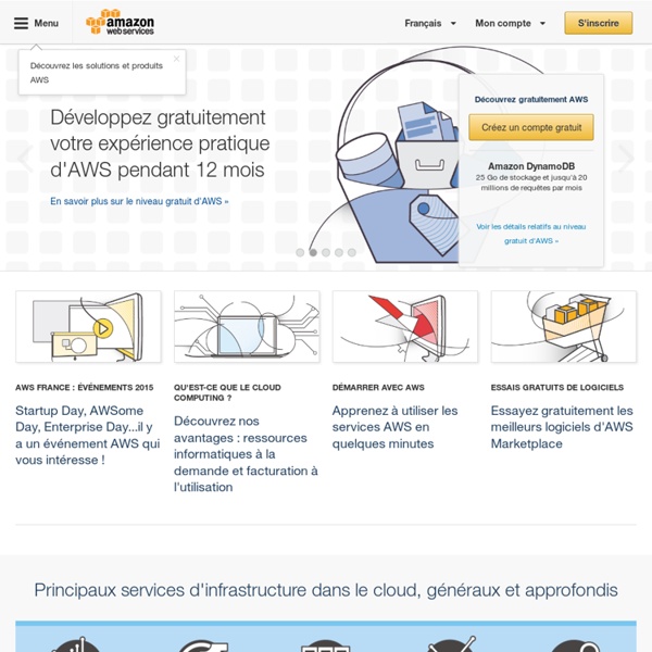 Services et produits de cloud Amazon