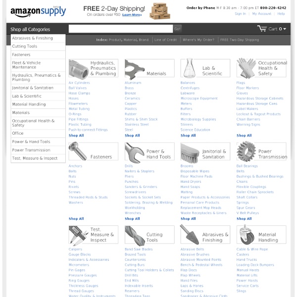 AmazonSupply.com: The Hardware Store for Researchers and Developers