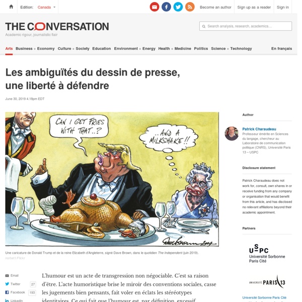 Les ambiguïtés du dessin de presse, une liberté à défendre