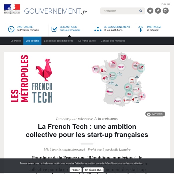 La French Tech : une ambition collective pour les start-up françaises