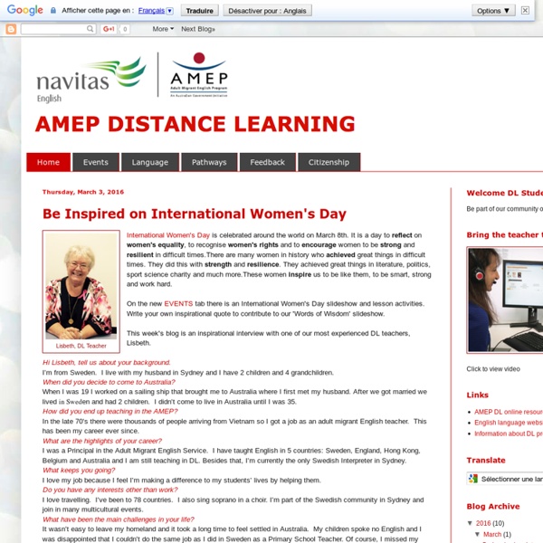 AMEP DISTANCE LEARNING