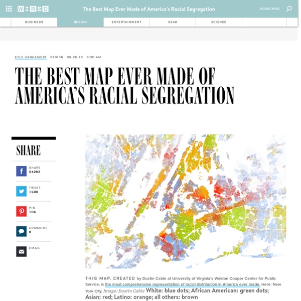 The Best Map Ever Made of America's Racial Segregation