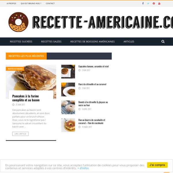 Recette américaine - Recettes de cuisines américaines