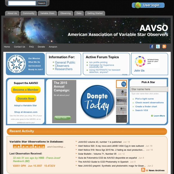American Association of Variable Star Observers