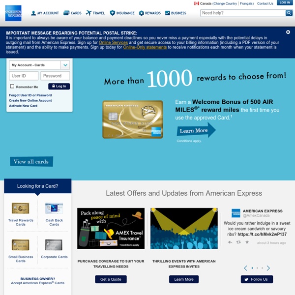 American Express Credit Cards, Rewards, Travel & Business Services