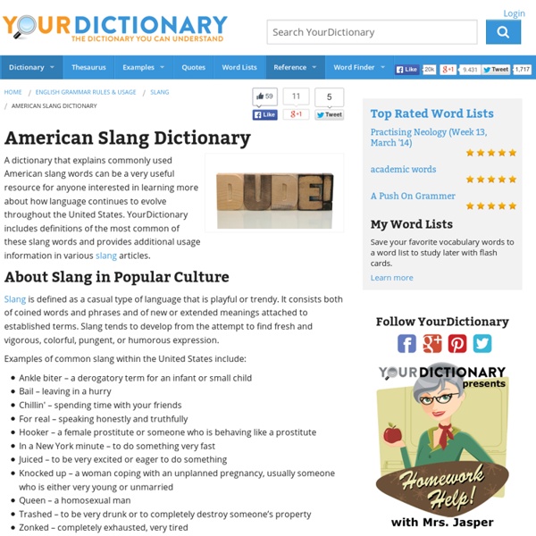 American Slang Dictionary