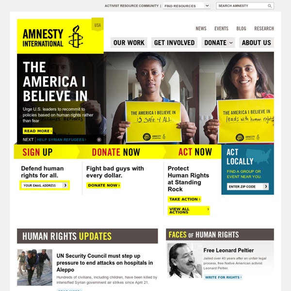 Amnesty International USA - Protect Human Rights