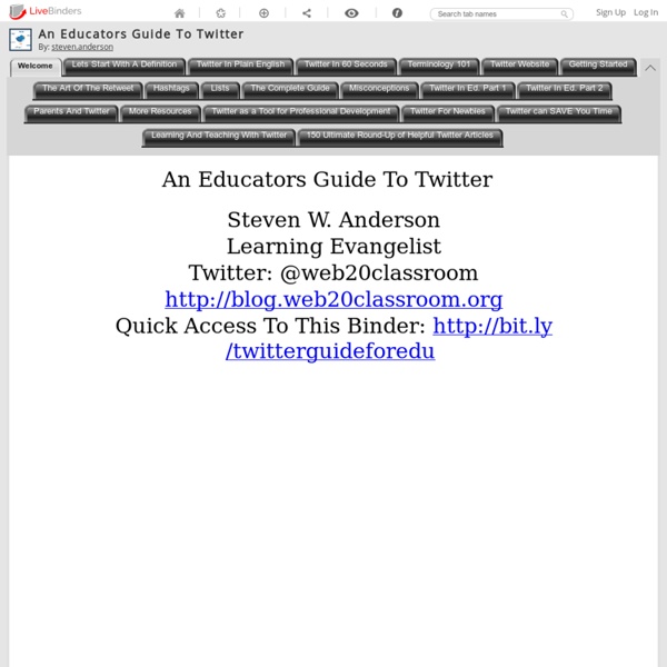 An Educators Guide To Twitter