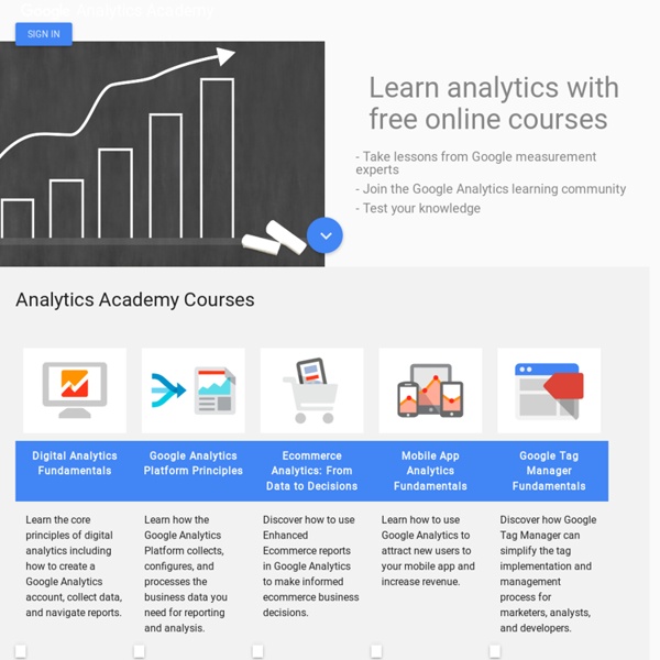 Digital Analytics Fundamentals - Course