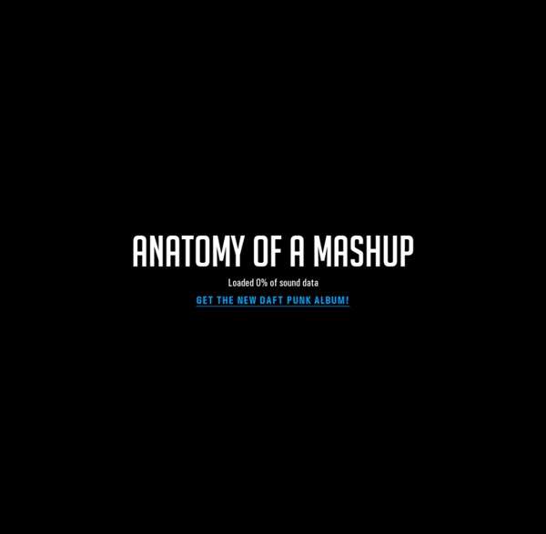 Anatomy of a Mashup: Definitive Daft Punk visualised