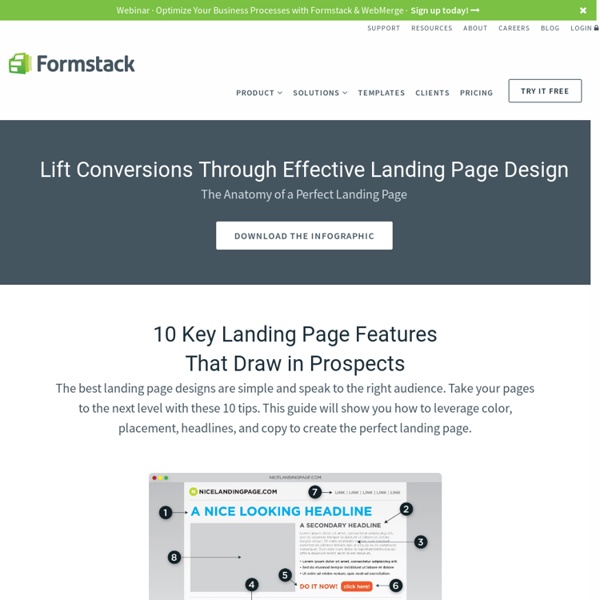 The Anatomy of a Perfect Landing Page