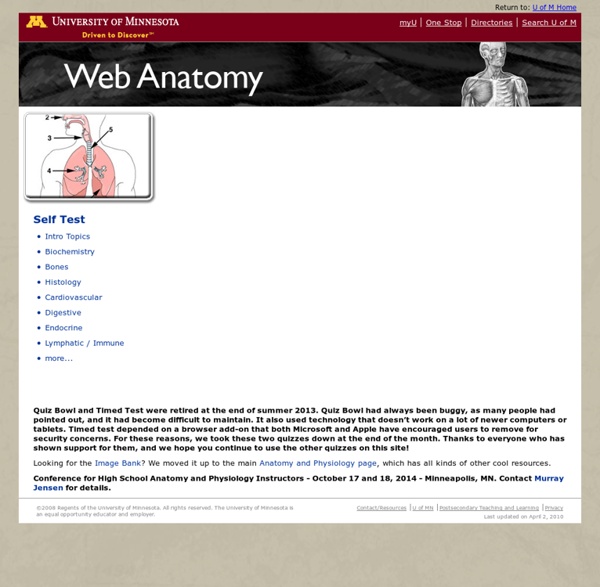 Anatomy and Physiology Learning Modules - CEHD - U of M