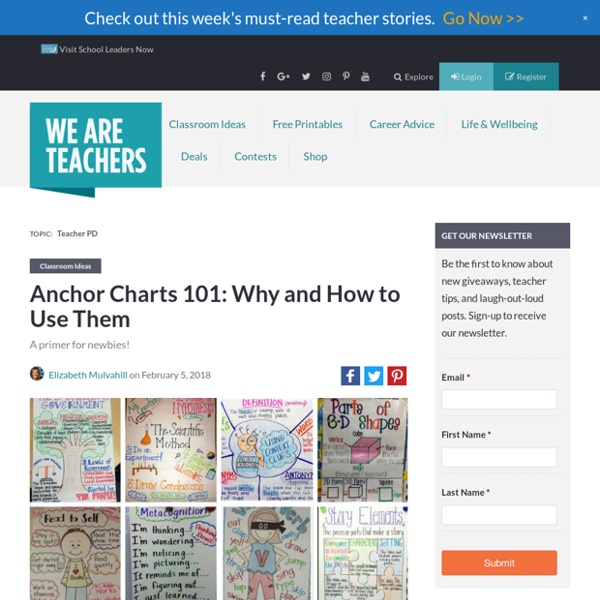 Anchor Charts 101: Why and How to Use Them, Plus 100s of Ideas (Jenna M.)
