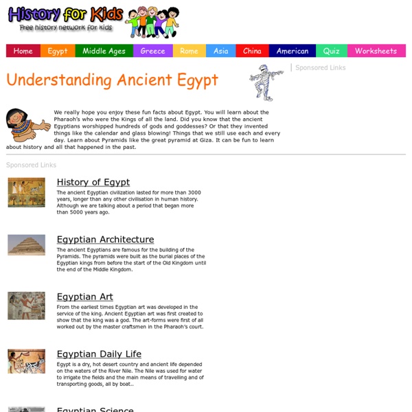 History for Kids - Fun Facts and Information