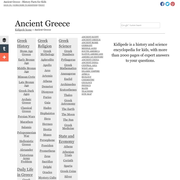 Ancient Greece for Kids - Kidipede