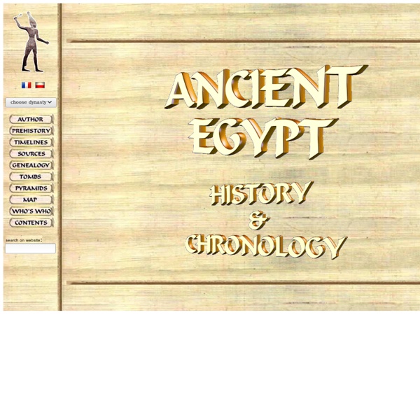 ANCIENT EGYPT - History & Chronology