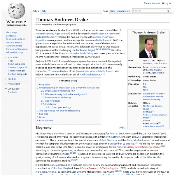 Thomas Andrews Drake, wikipedia