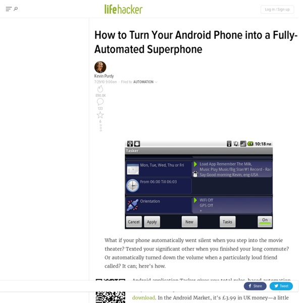 How to Turn Your Android Phone into a Fully-Automated Superphone