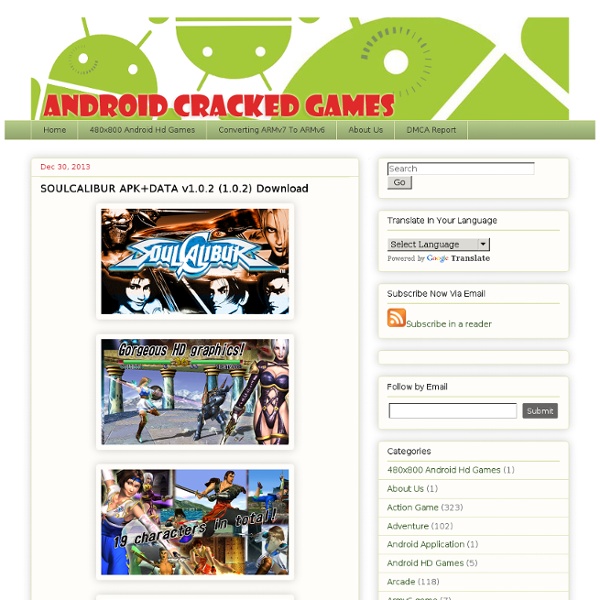 Android Cracked Games - Crack APK HVGA QVGA HD Games