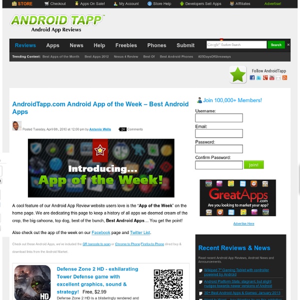 Android App of the Week - Best Android Apps
