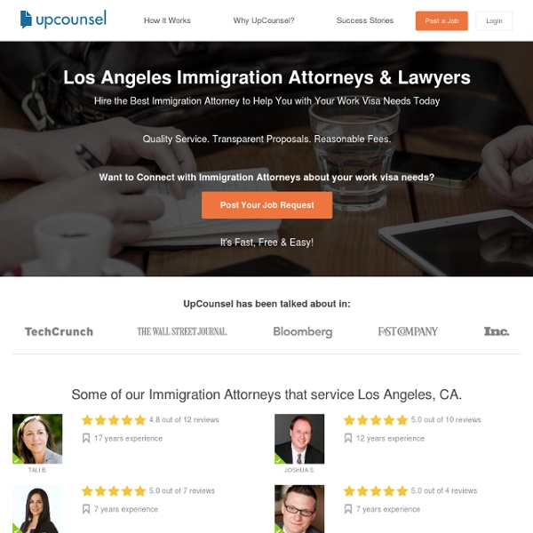 Los Angeles Immigration Lawyers for Work Visas