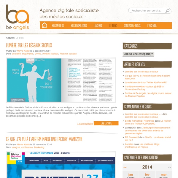 Accompagnateurs de blogs d'entreprise: Bienvenue