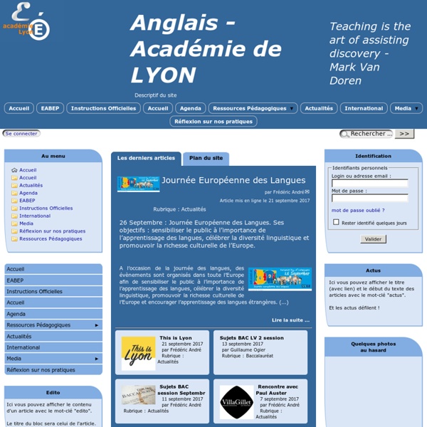 Lyon - Anglais