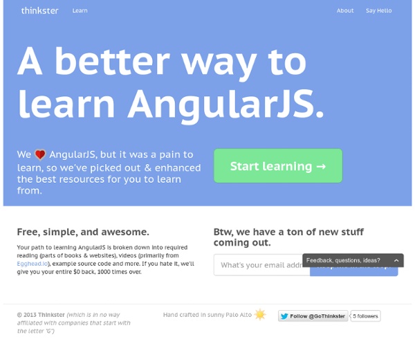 Learn to Build Modern Web Apps with the AngularJS Tutorial