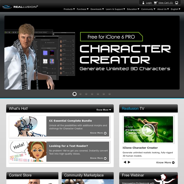 3D Animation and 2D Cartoons Made Simple - Reallusion Animation Software