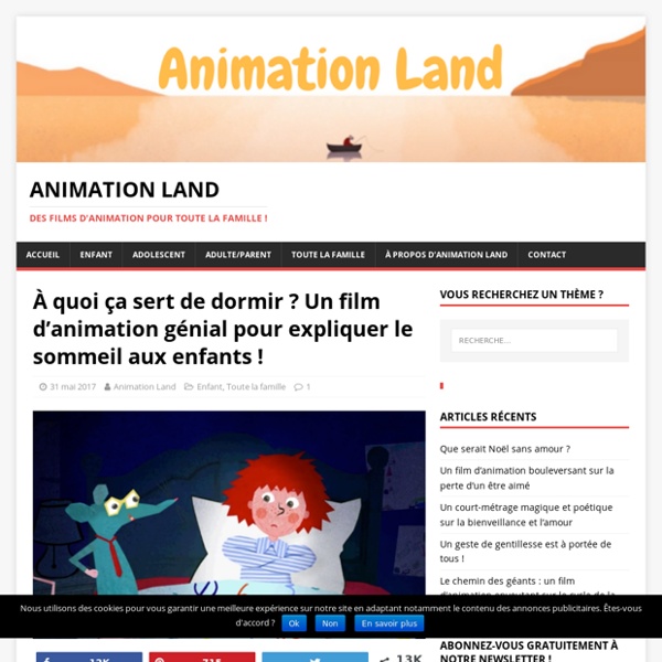 À quoi ça sert de dormir ? Un film d’animation génial pour expliquer le sommeil aux enfants ! – Animation Land