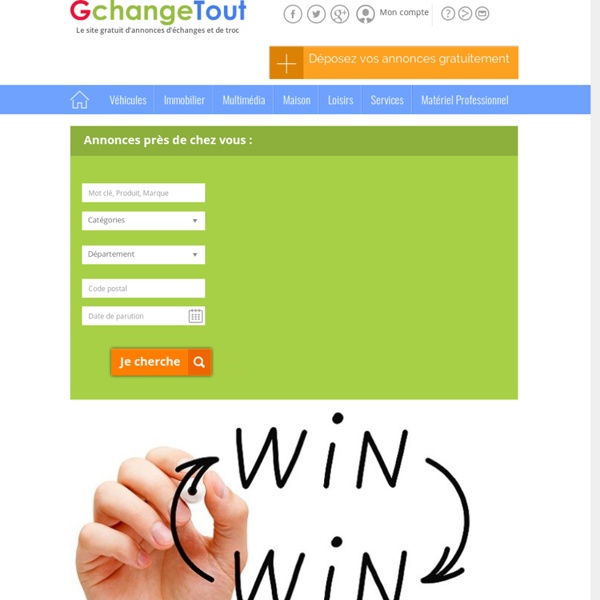 Echange, troc, petites annonces gratuites