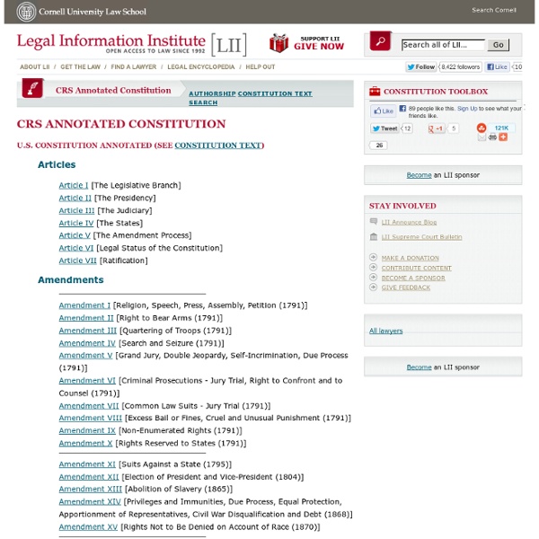 Annotated Constitution Prototype TOC