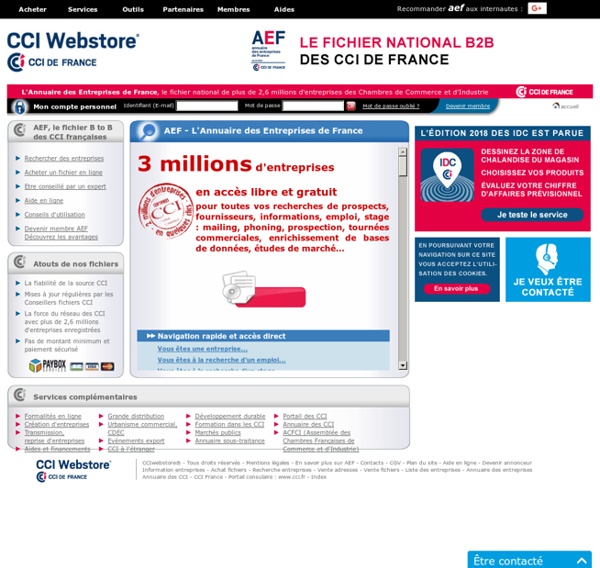 AEF - L'Annuaire des Entreprises de France