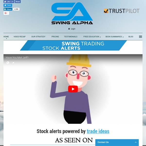 Swing Trading Education and Trade Alerts